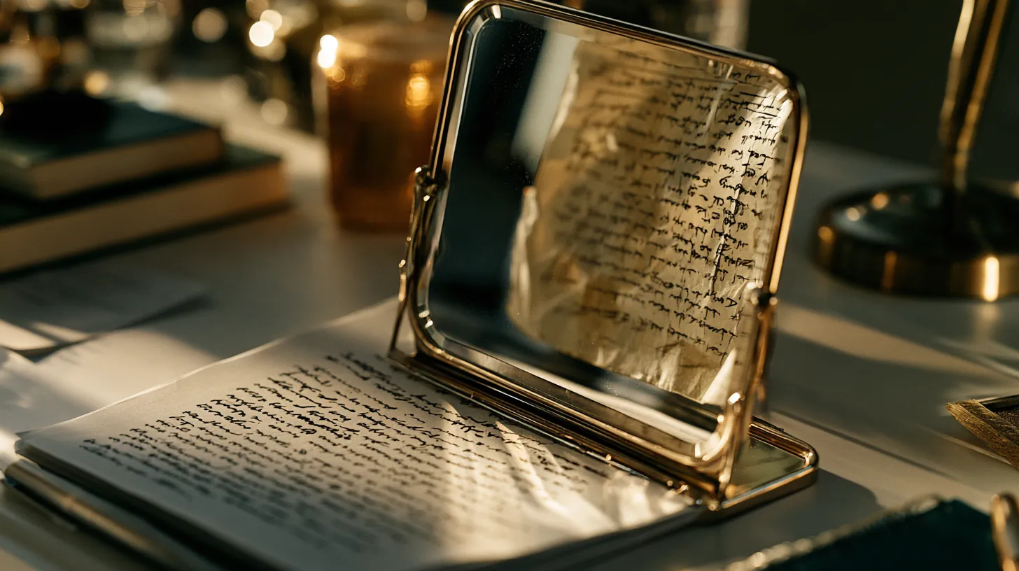 The mirror shows an older version of the page